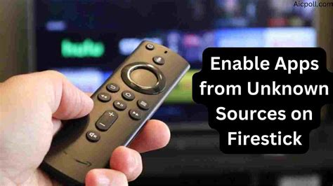 From the Fire TV Stick Settings menu, select My Fire TV. . How to turn on apps from unknown sources on firestick 4k max